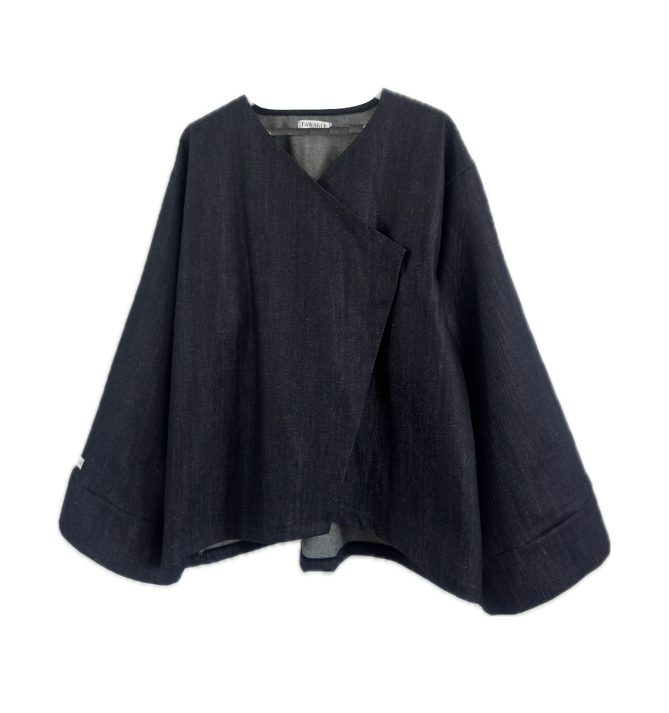 Veste Denim Asymétrique